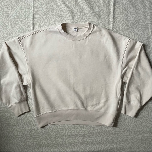 Uniqlo Women’s Smooth Cotton Long Sleeve Crew Neck Sweater size small - Picture 6 of 6